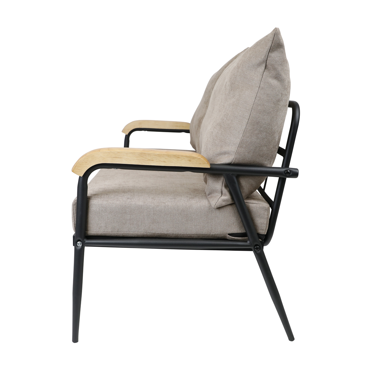 Outdoor Furniture Sale - #2 Seat Fabric Outdoor Set Metal