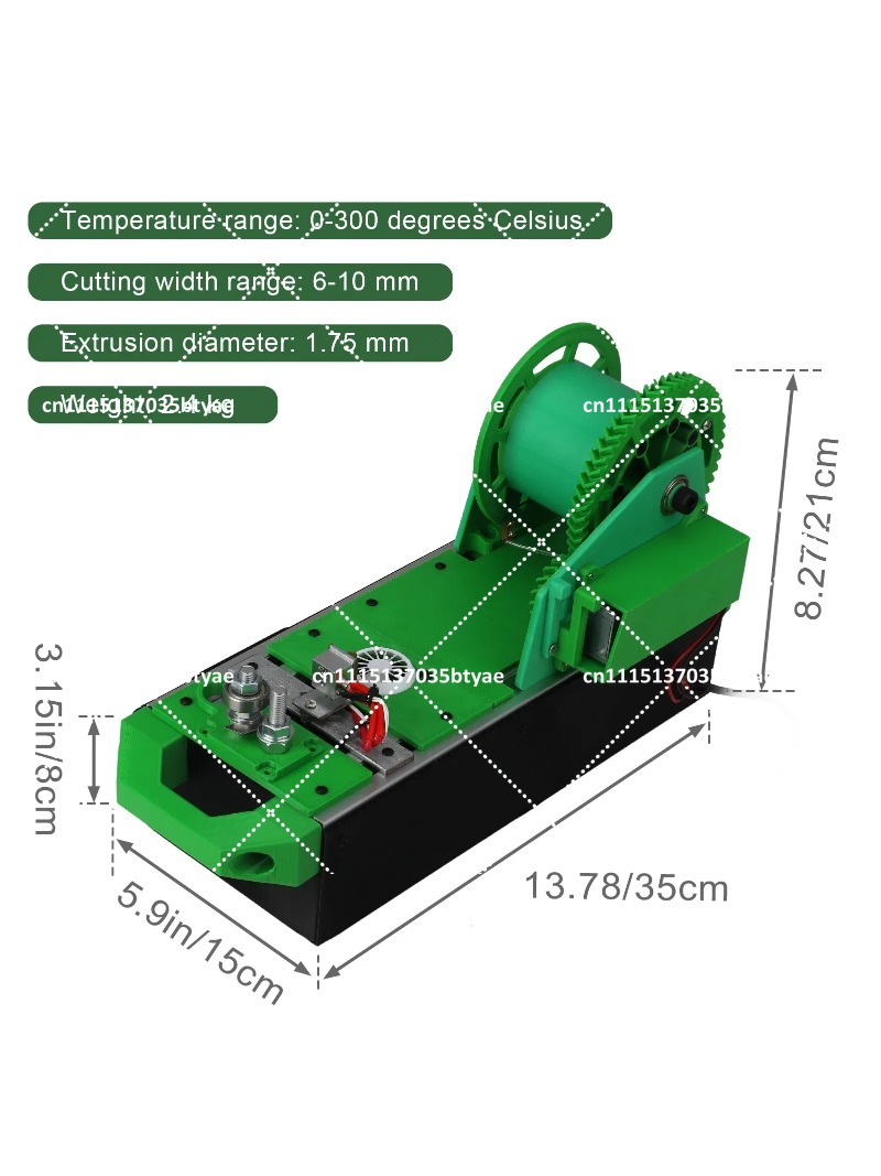 Outdoor Furniture Recycled Plastic - DIY 3D Printing Filament Extruder Machine