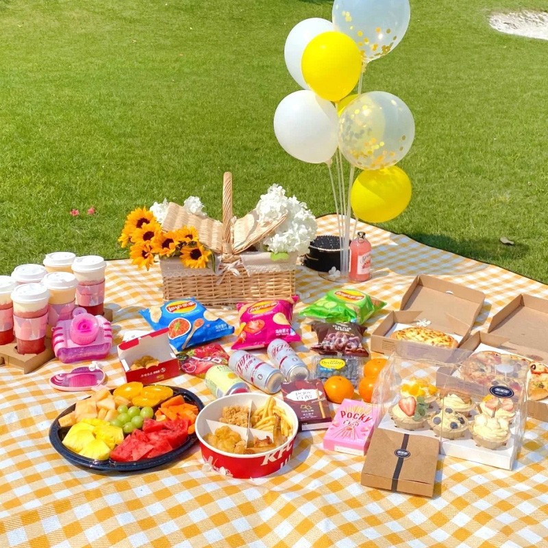 200x200cm Extra Large Picnic M - Outdoor Rug Waterproof recension och pris
