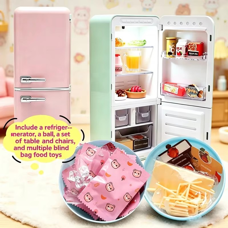 4-Color Mini Fridge Blind Box  - Bistro Table Set recension och pris