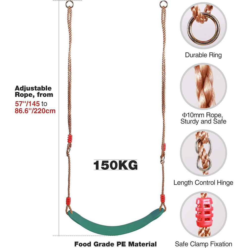 Plastic Swing Seat with Adjust - Outdoor Furniture One Piece recension och pris