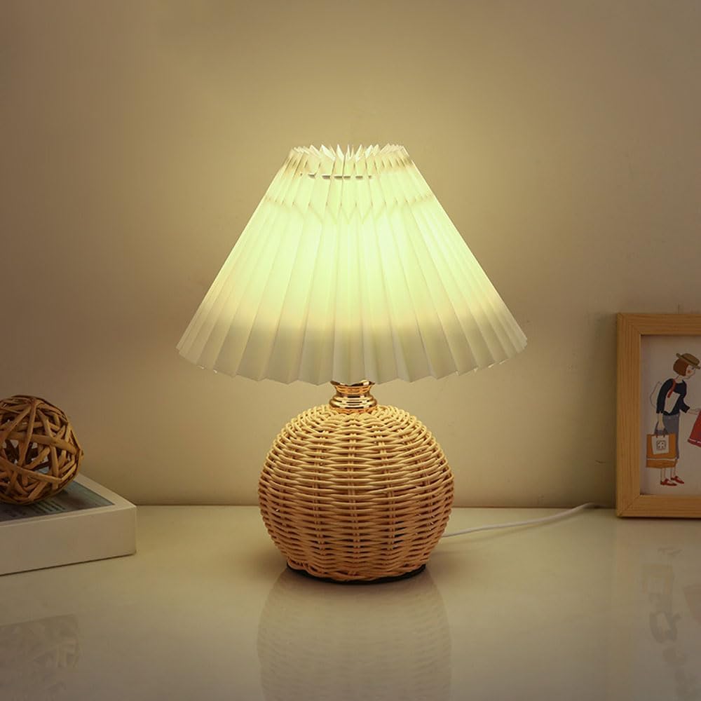 SCKDAY LED Pleated Table Lamp  - Outdoor Furniture Sale recension och pris
