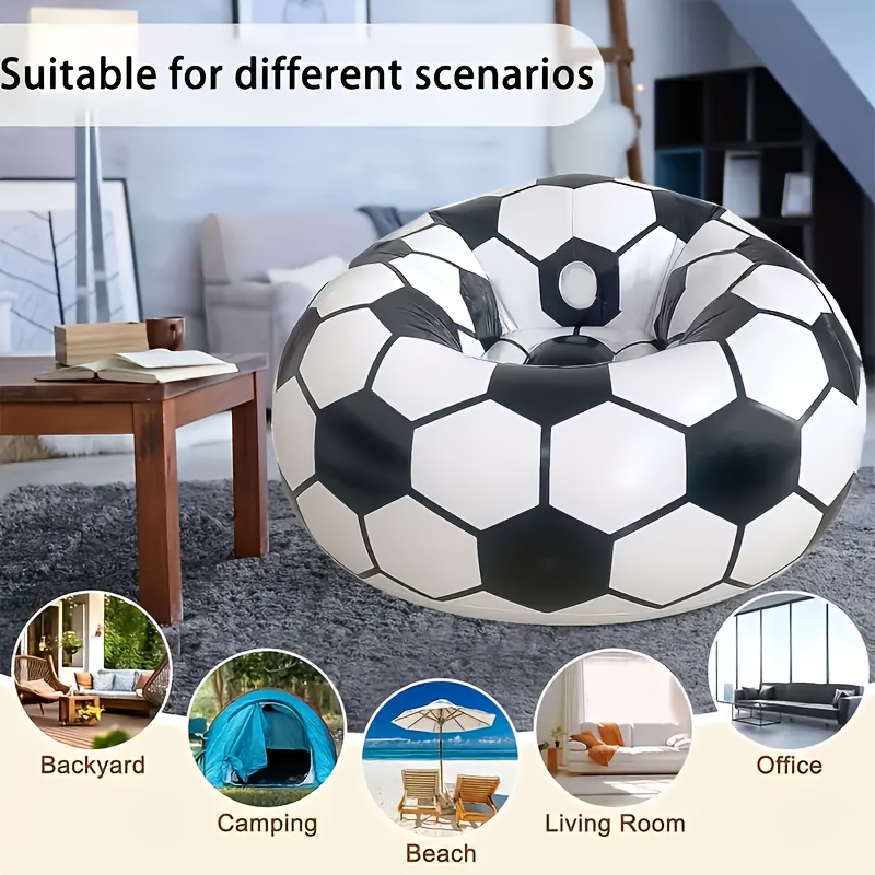 Inflatable Football-Shaped Sof - Outdoor Furniture Cushion recension och pris