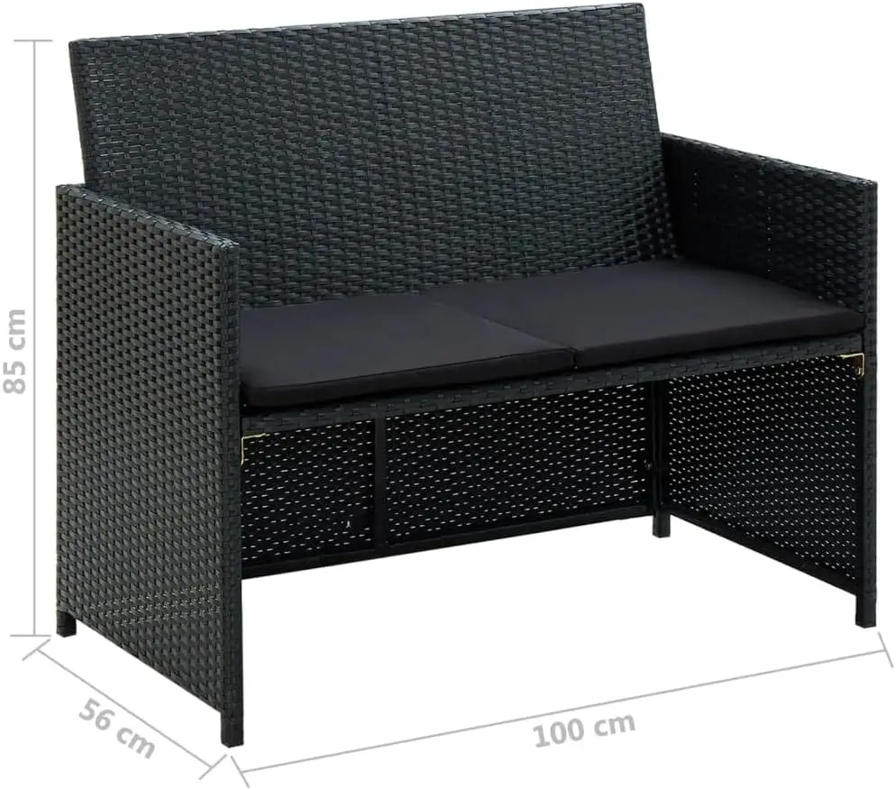 2 Seater Garden Sofa with Remo - Outdoor Furniture Cushions 22 X 22 recension och pris