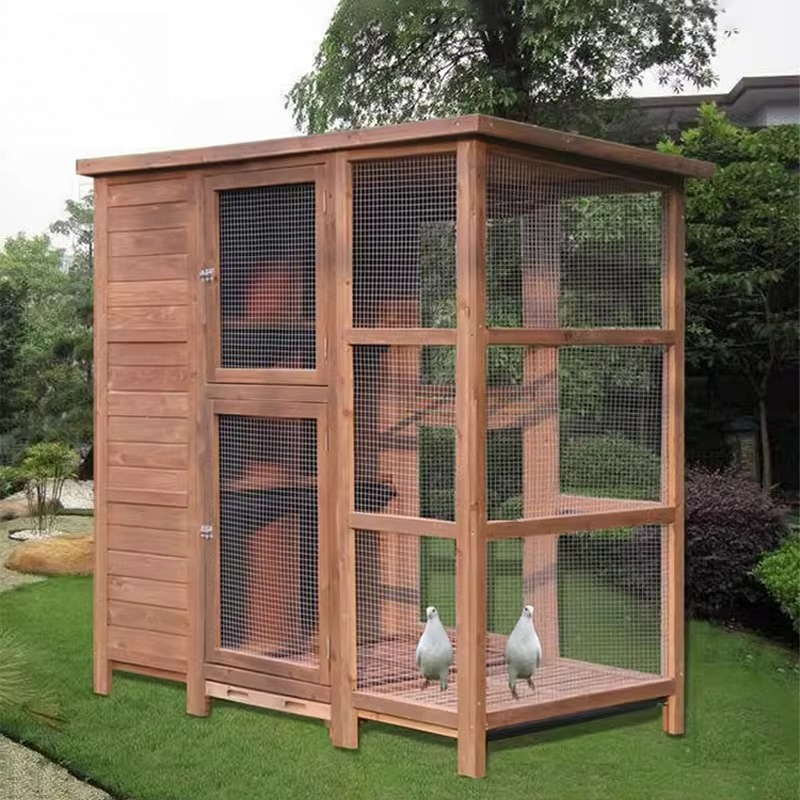 Large Wooden Bird Aviary Cage  - Outdoor Furniture Easy To Clean recension och pris