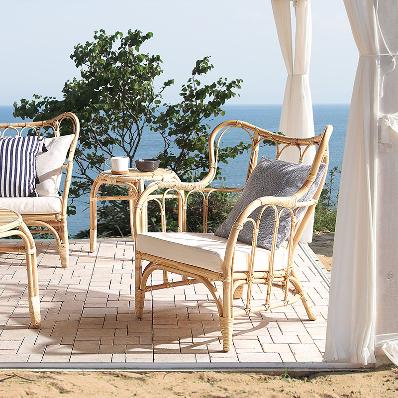Natural rattan sofa Outdoor do - Outdoor Furniture Indonesia recension och pris