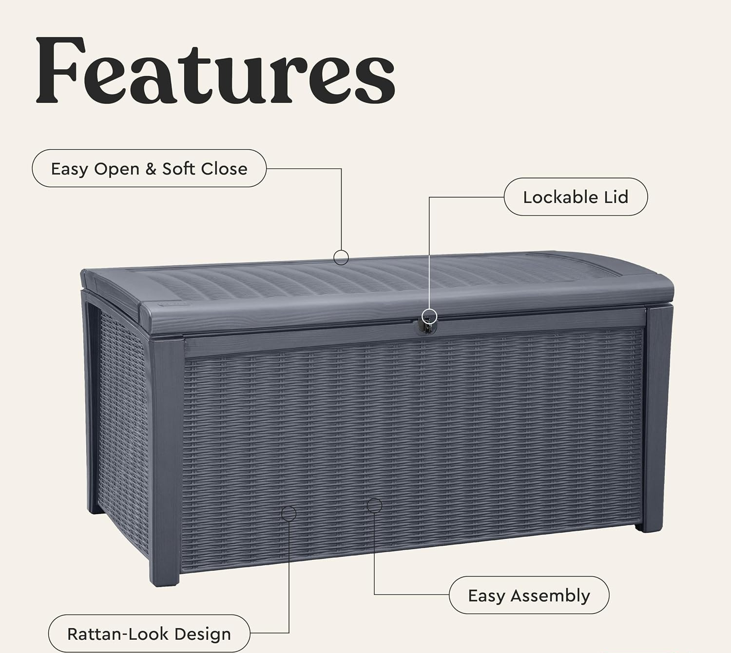 110 Gallon Outdoor Storage Dec - Outdoor Furniture Cushion recension och pris
