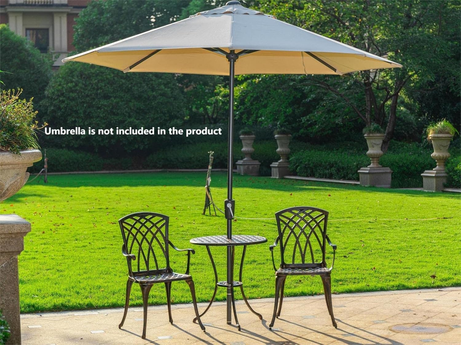 Bronze rust-resistant cast alu - Bistro Table Set recension och pris