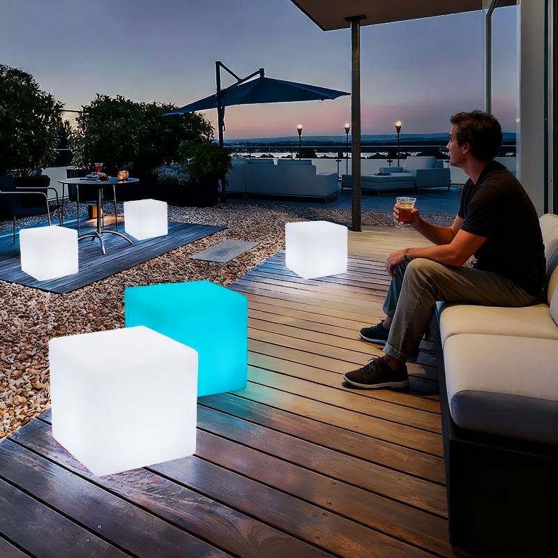 UV Resistant Recyclable PE LED - Outdoor Furniture Recycled Plastic recension och pris