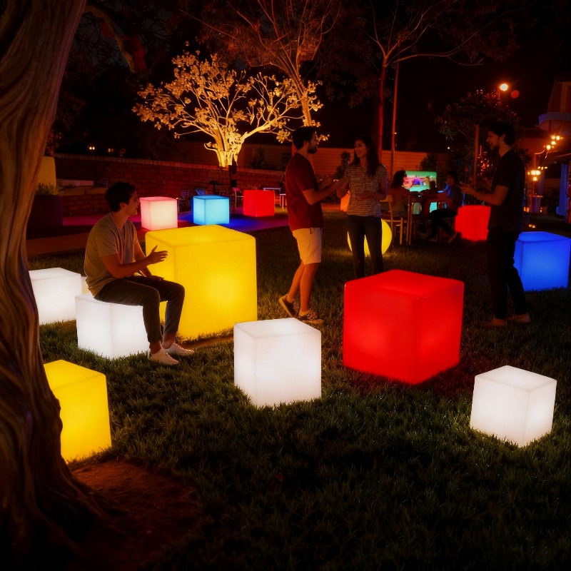UV Resistant Recyclable PE LED - Outdoor Furniture Recycled Plastic recension och pris