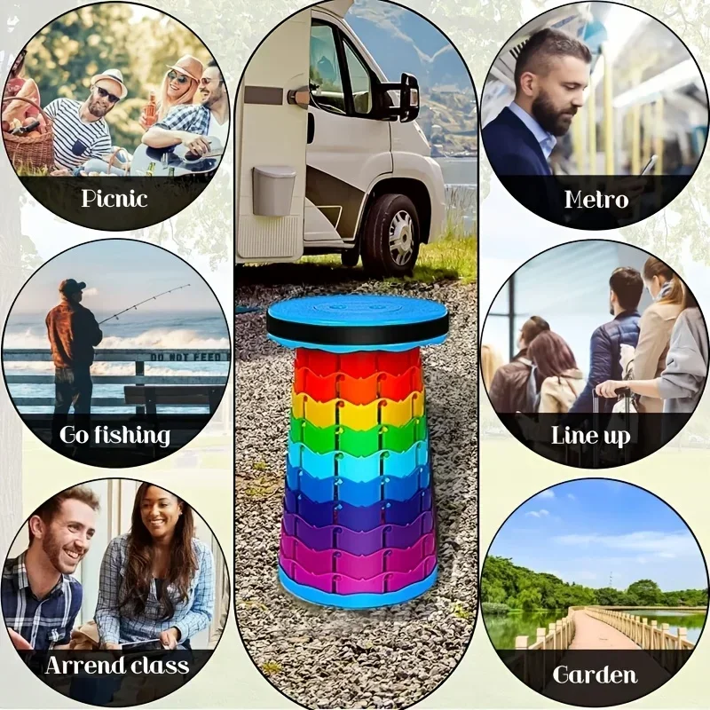Rainbow Telescopic Camping Sto - Outdoor Furniture Sale recension och pris
