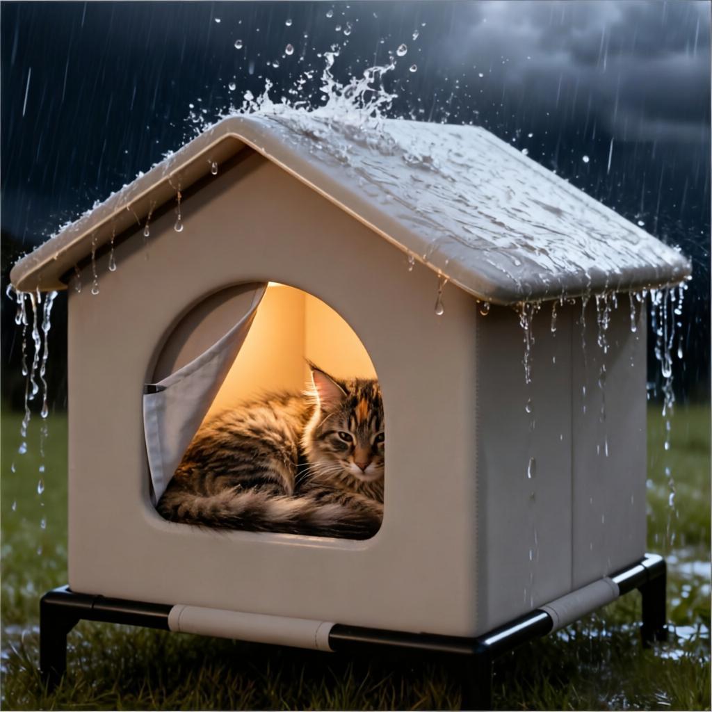 Stray Cat Houses with Mat Wate - Outdoor Rug Waterproof recension och pris