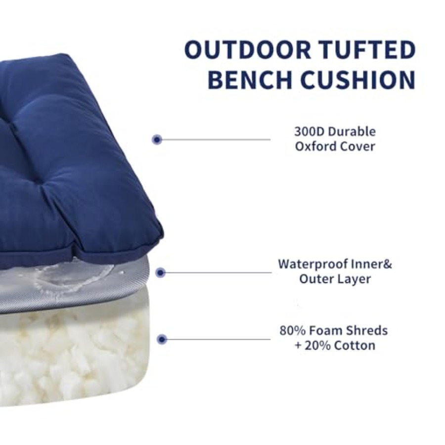 Outdoor Bench Cushion,,Water-R - Outdoor Furniture Without Cushions recension och pris