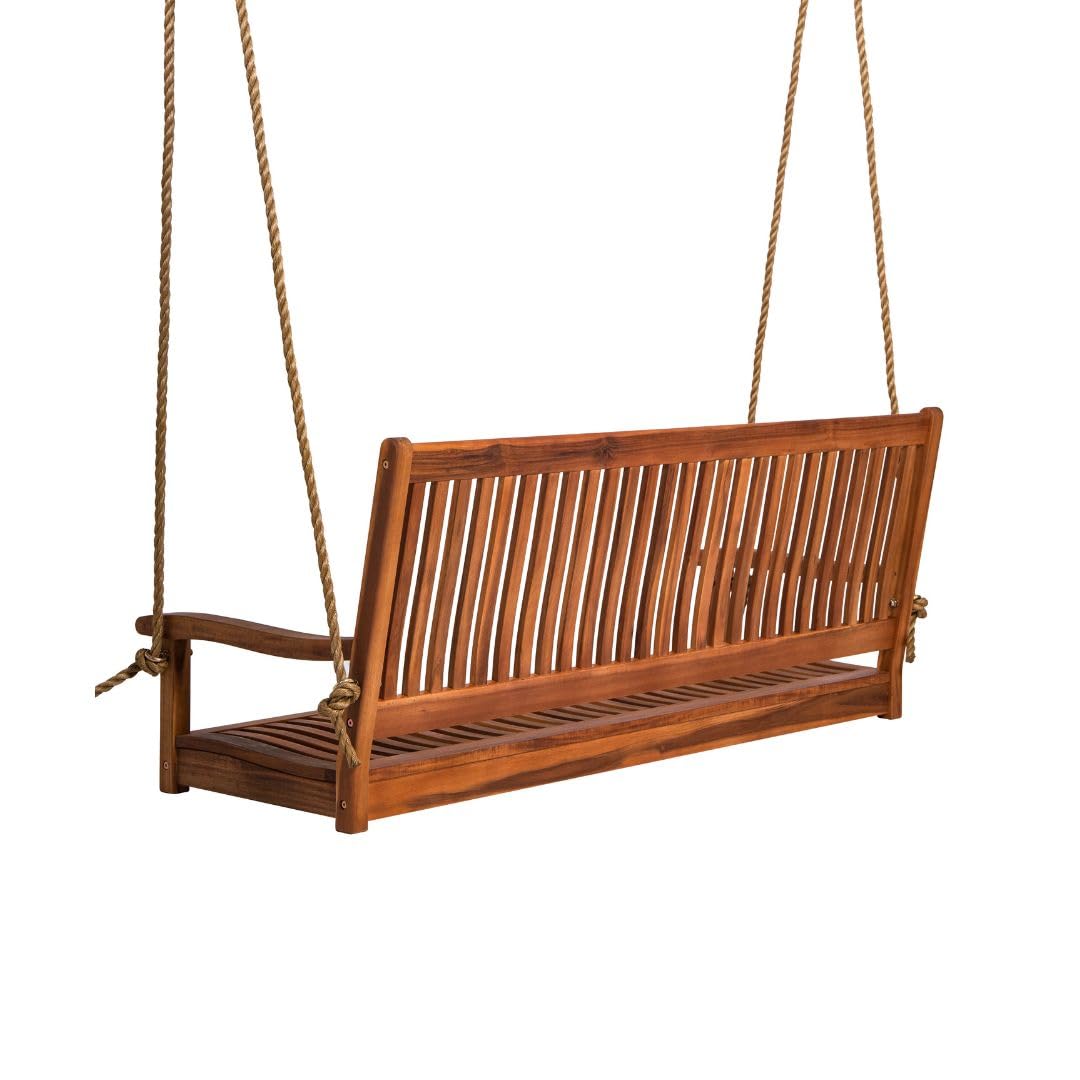 5ft Acacia Wood Porch Swing We - Outdoor Furniture Oil recension och pris