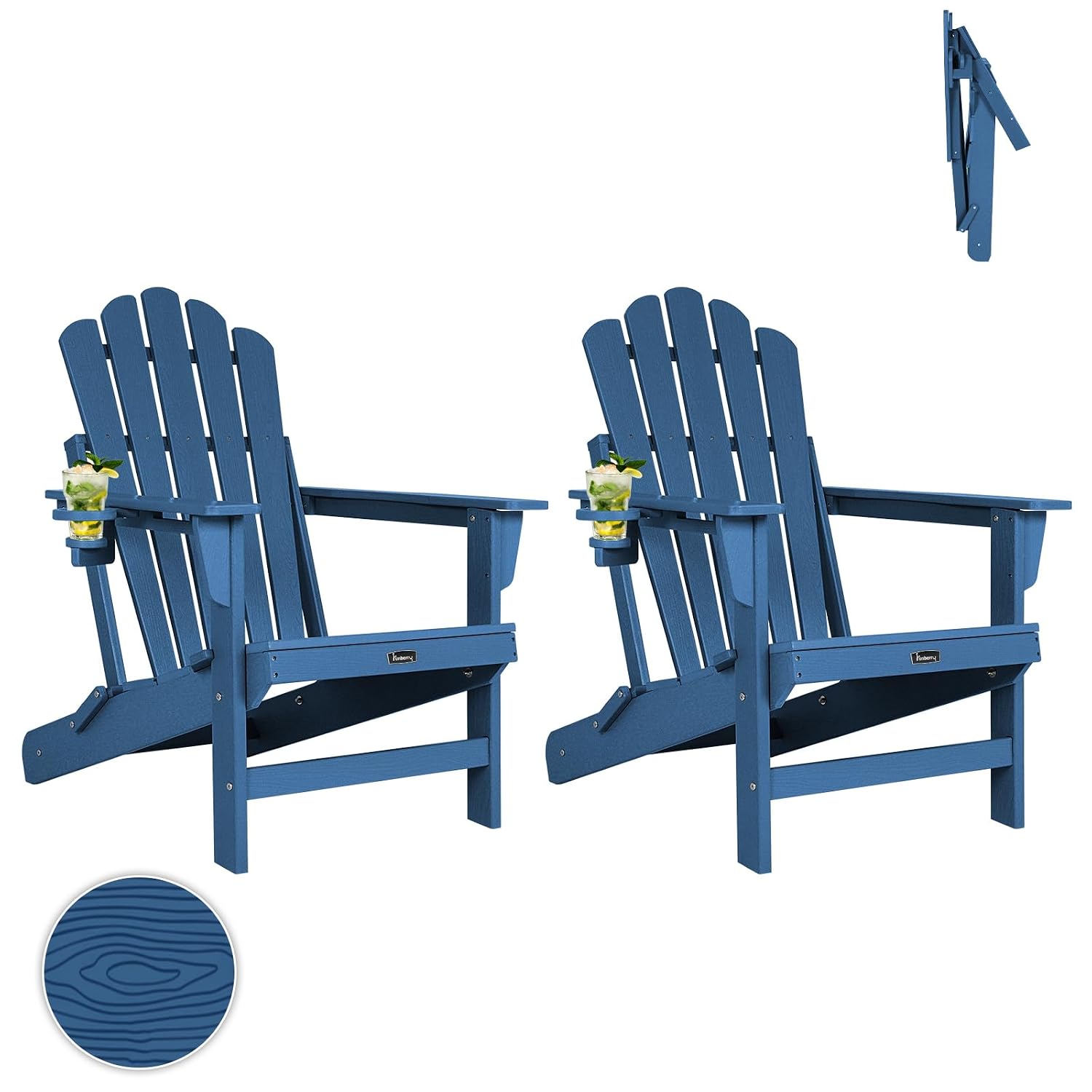 Oversized Folding Adirondack C - Outdoor Furniture Easy To Clean recension och pris