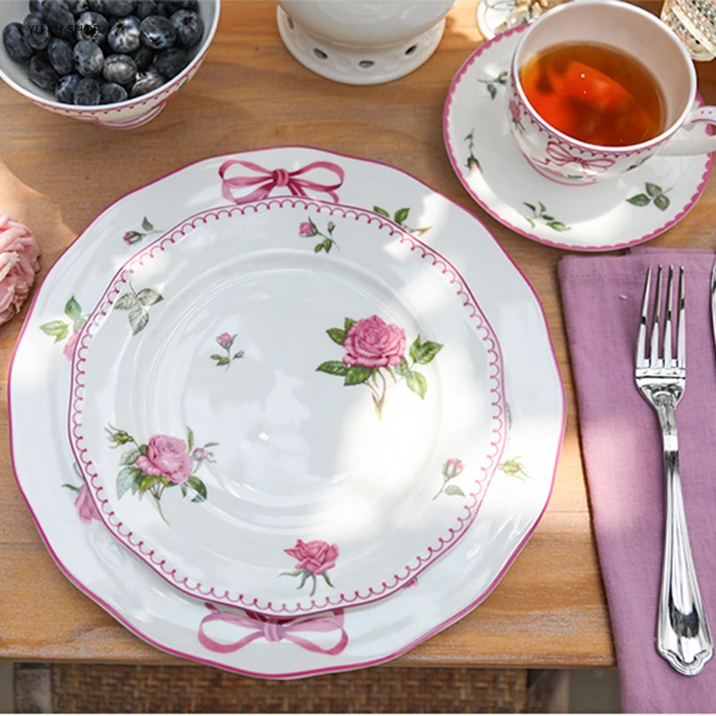 French Rose Cutlery Bone China - Bistro Table Set recension och pris