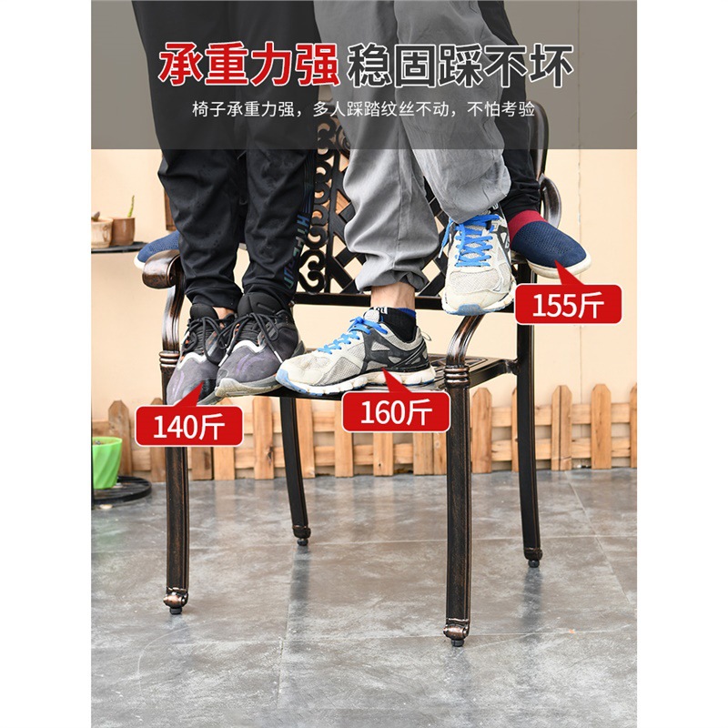 Cast aluminum one table courty - Outdoor Furniture One Piece recension och pris