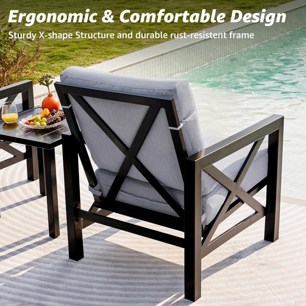 Three Piece Patio Bistro, Conv - Outdoor Furniture One Piece recension och pris
