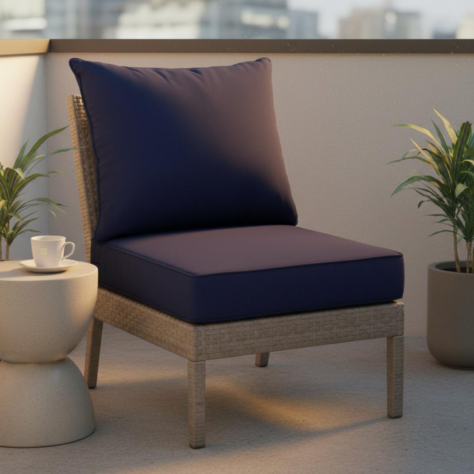 Patio Chair Pad Hidden Closure - Outdoor Furniture Cushion recension och pris