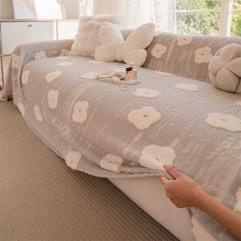Microfleece Flower Sofa Throw  - Outdoor Furniture One Piece recension och pris