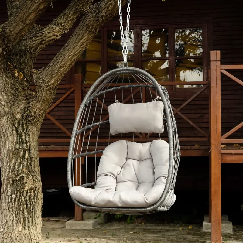 Outdoor Wicker Rattan Swing Ch - Outdoor Furniture Without Cushions recension och pris